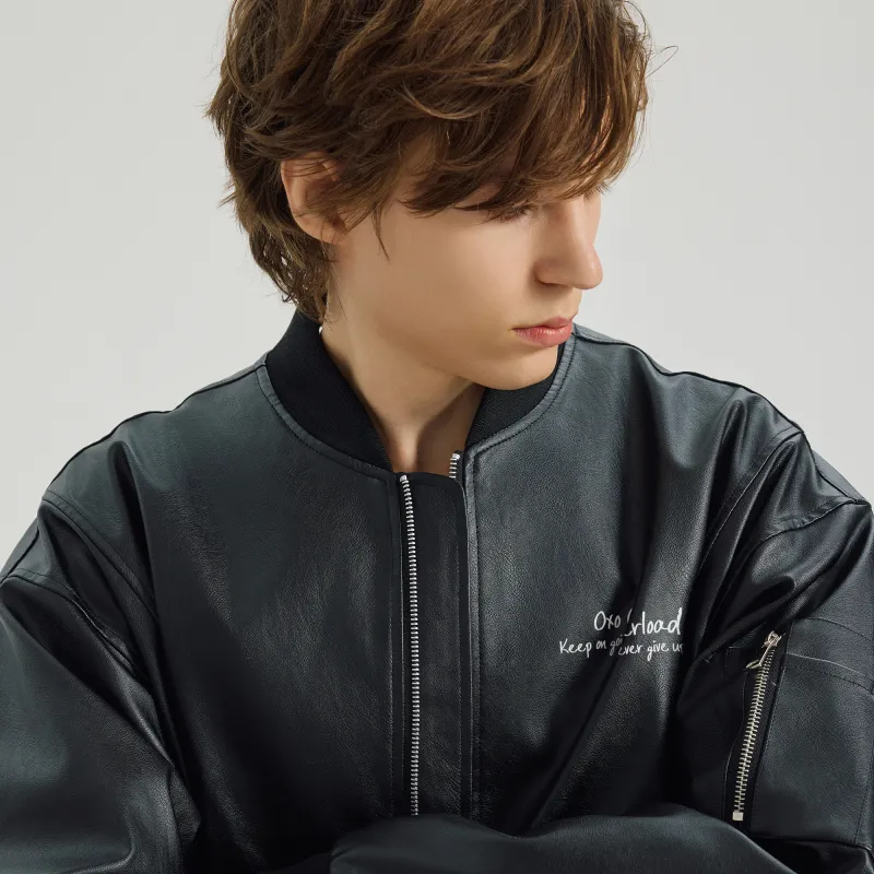 OXO OVERLOAD Leather Jacket Unisex-4