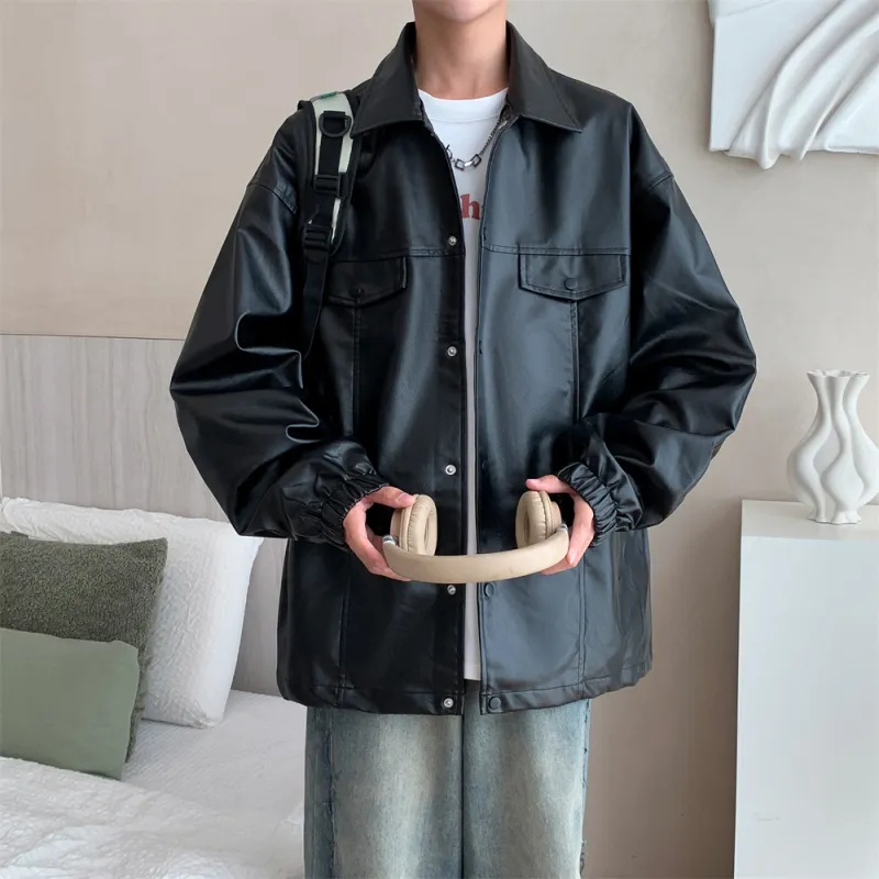 OXO OVERLOAD Leather Jacket Unisex-2