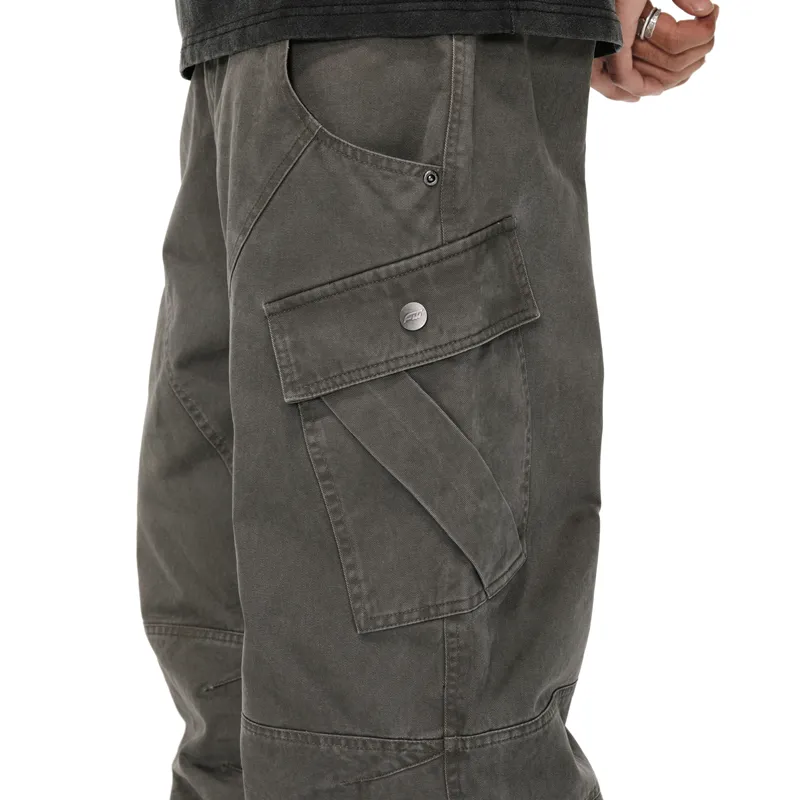 Antidote Worldwide Cargo Pants Unisex Dark Gray-5