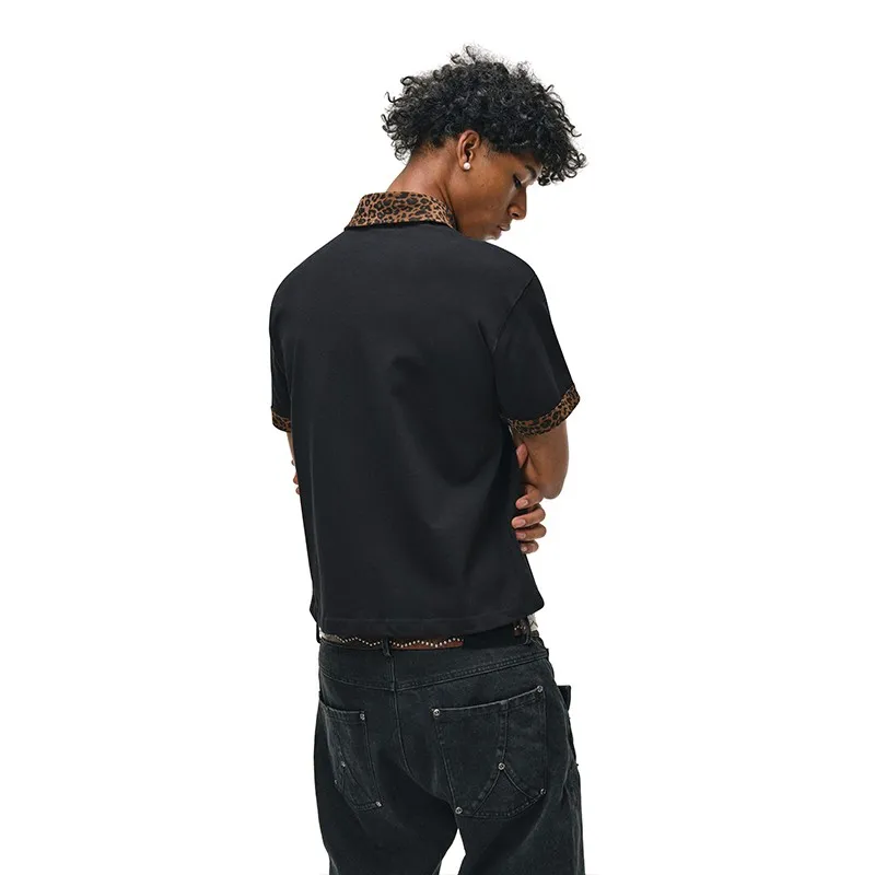 Antidote Worldwide Polo Shirt Unisex Black-4