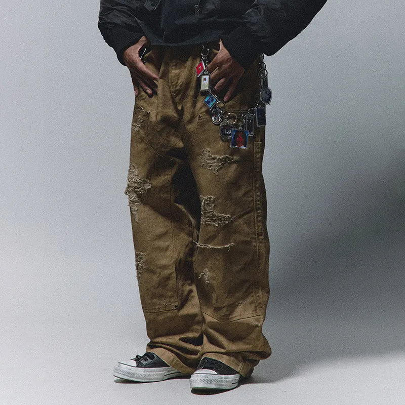 Antidote Worldwide Cargo Pants Unisex Desert Yellow-3