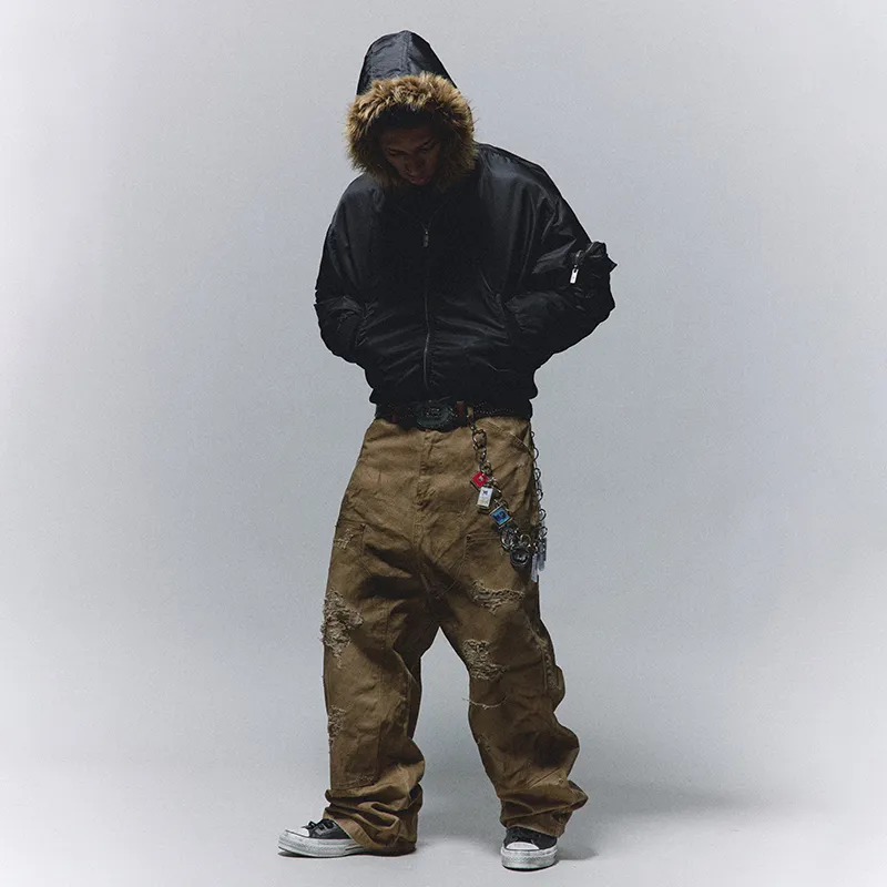 Antidote Worldwide Cargo Pants Unisex Desert Yellow-4