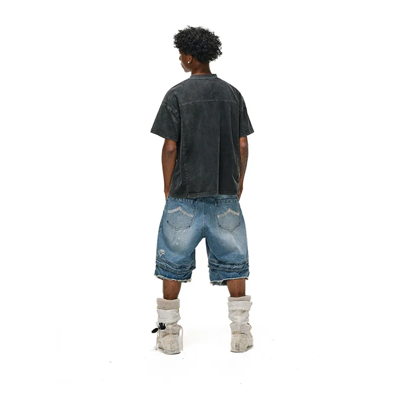 Antidote Worldwide Denim Shorts Unisex-5