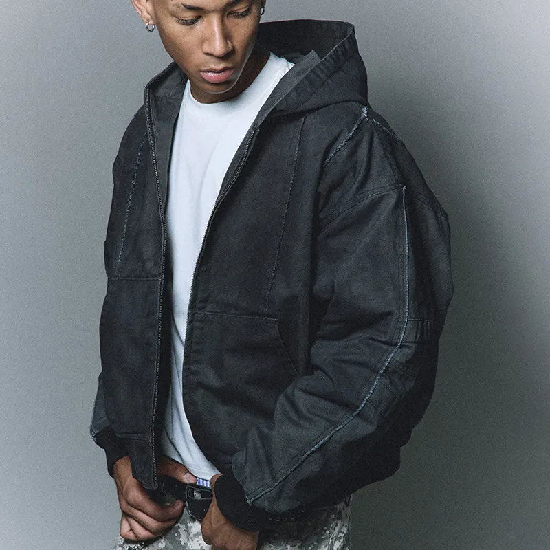 Antidote Worldwide Jackets & Coats Unisex Dark Gray-5