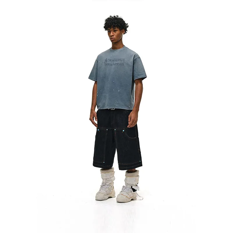Antidote Worldwide Denim Shorts Unisex Original Denim-4