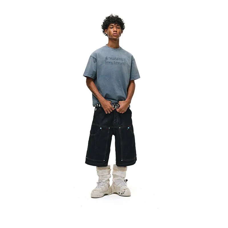 Antidote Worldwide Denim Shorts Unisex Original Denim-3