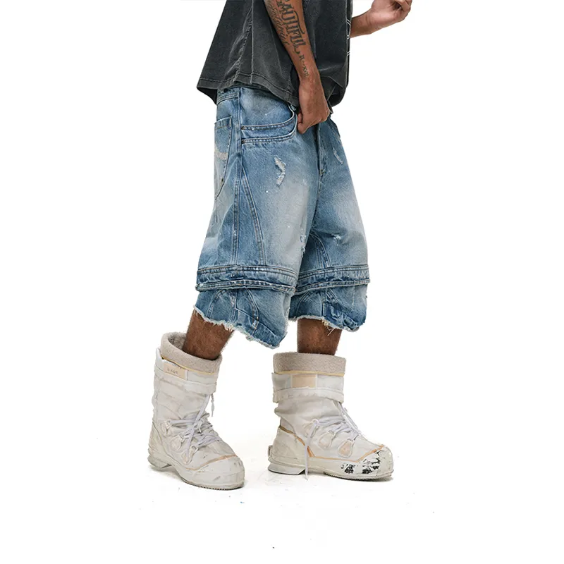 Antidote Worldwide Denim Shorts Unisex-4