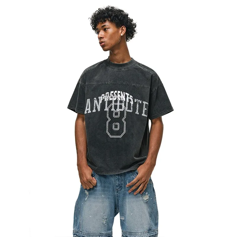 Antidote Worldwide T Shirt Unisex Washed Black-4