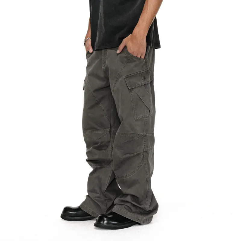 Antidote Worldwide Cargo Pants Unisex Dark Gray-3