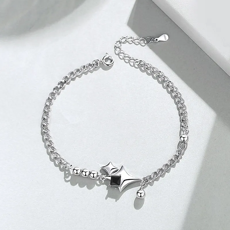 GIMK S925 Silver Bracelets Unisex-1