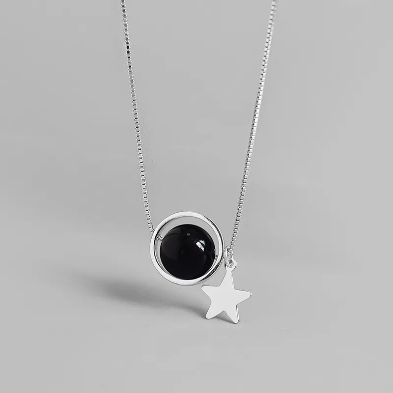 GIMK S925 Silver Necklaces Women's-15
