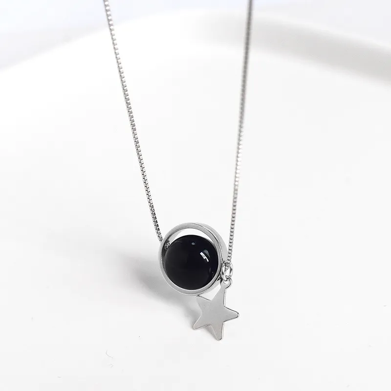 GIMK S925 Silver Necklaces Women's-16