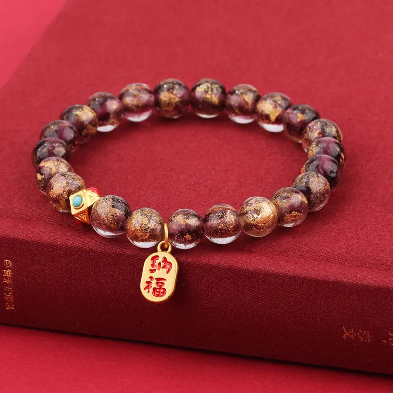 GIMK Colored Glaze Bracelets Unisex-8