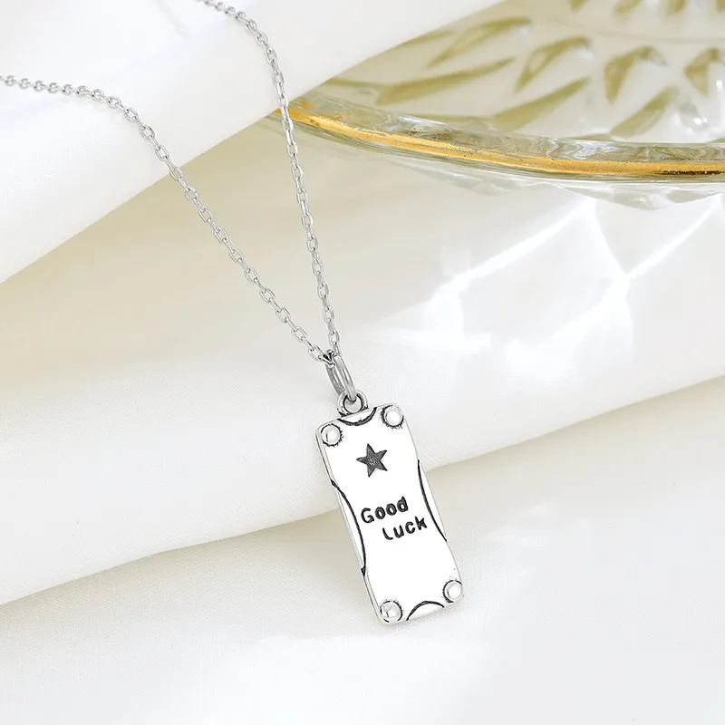GIMK S925 Silver Necklaces Unisex-2