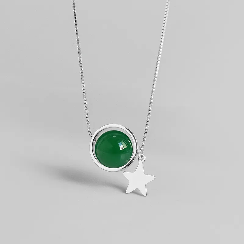 GIMK S925 Silver Necklaces Women's-5