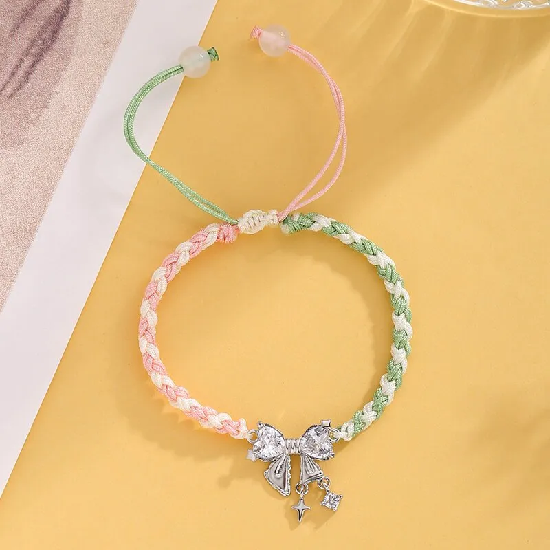 GIMK Colored Glaze Bracelets Unisex-1