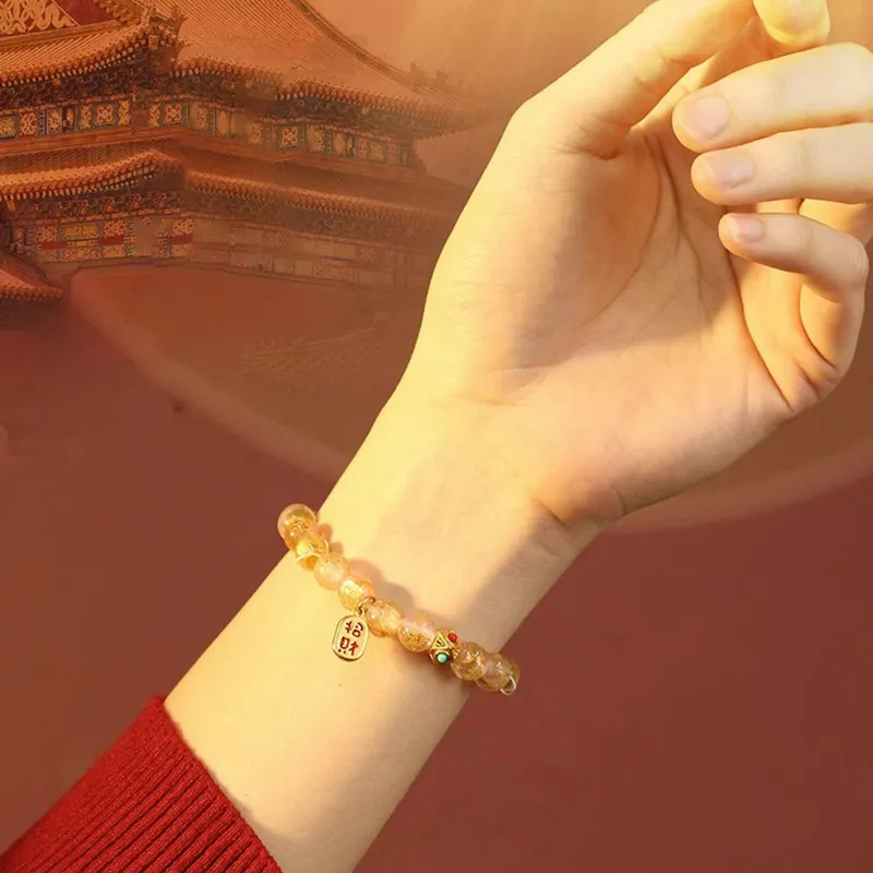 GIMK Colored Glaze Bracelets Unisex-1