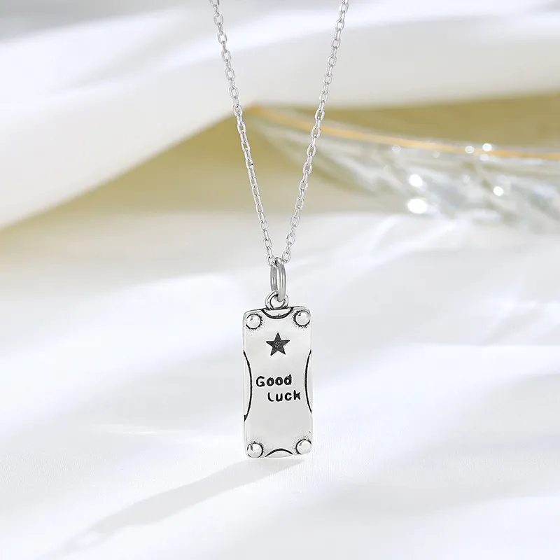 GIMK S925 Silver Necklaces Unisex-1