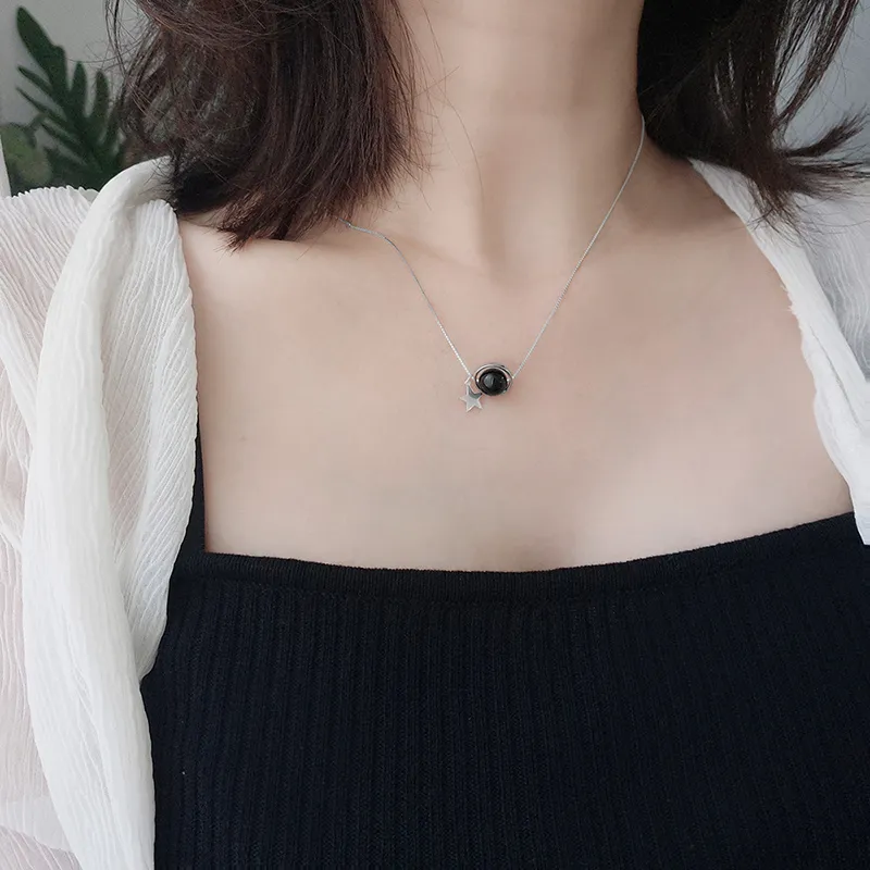 GIMK S925 Silver Necklaces Women's-13