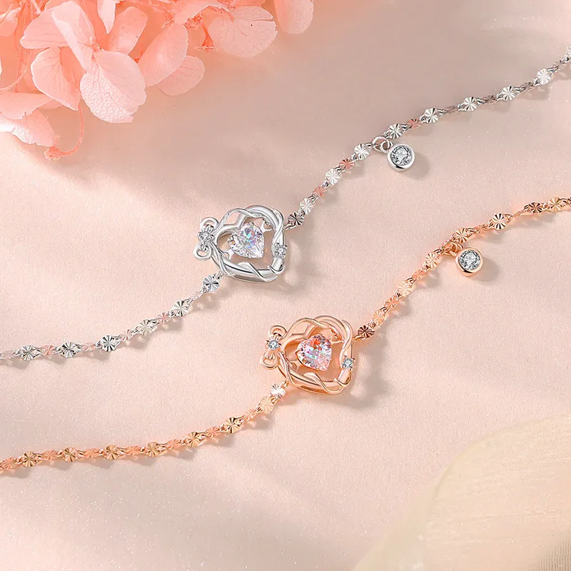 GIMK S925 Silver Bracelets Women's-8