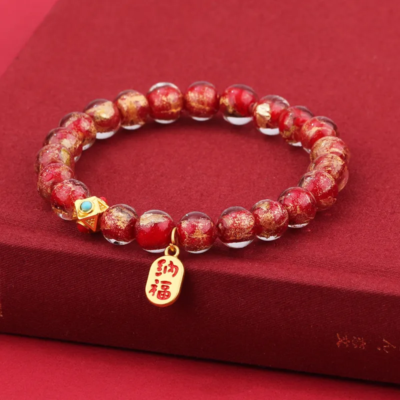 GIMK Colored Glaze Bracelets Unisex-6