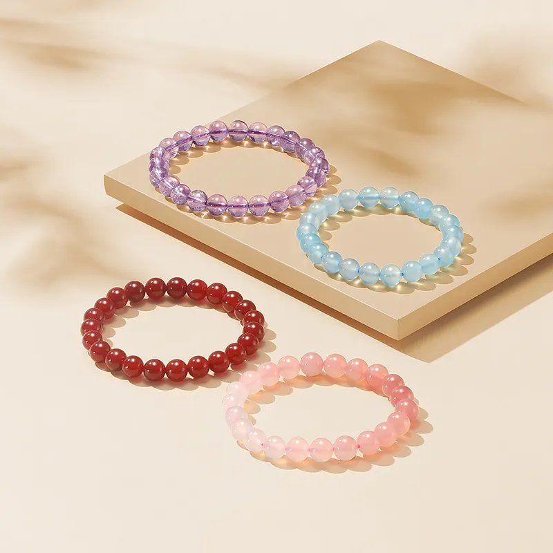 GIMK Colored Glaze Bracelets Women's-9