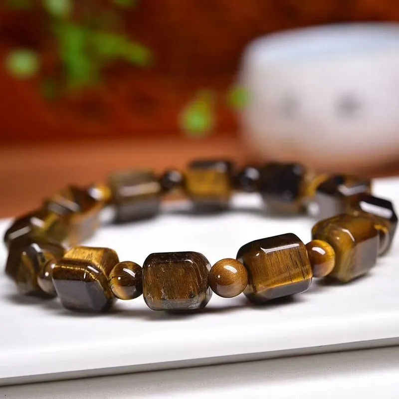 GIMK Tiger's Eye Stone Bracelets Unisex-1