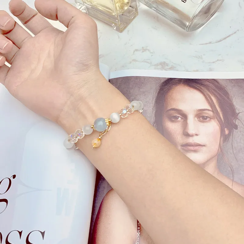 GIMK Colored Glaze Bracelets Women's-2