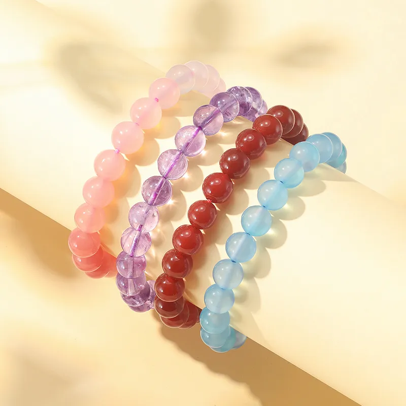 GIMK Colored Glaze Bracelets Women's-14