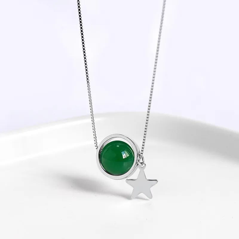 GIMK S925 Silver Necklaces Women's-6