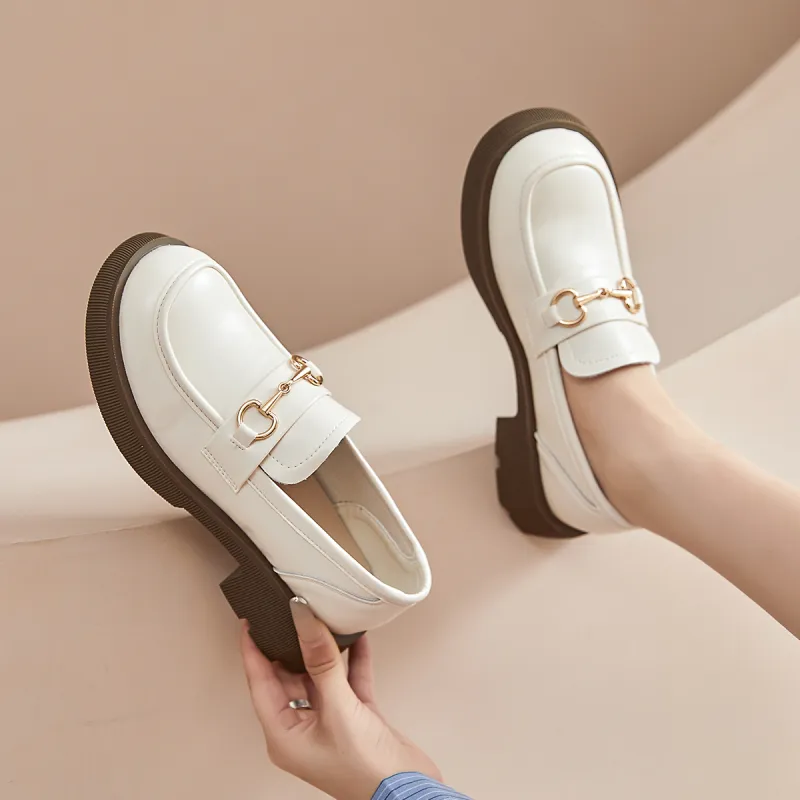 La Chapelle Loafers Medium Heel Women's-19