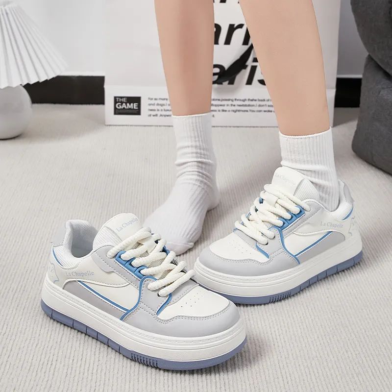 La Chapelle Height Increasing Wear-Resistant Low-Top Skateboard Shoes Women's-29