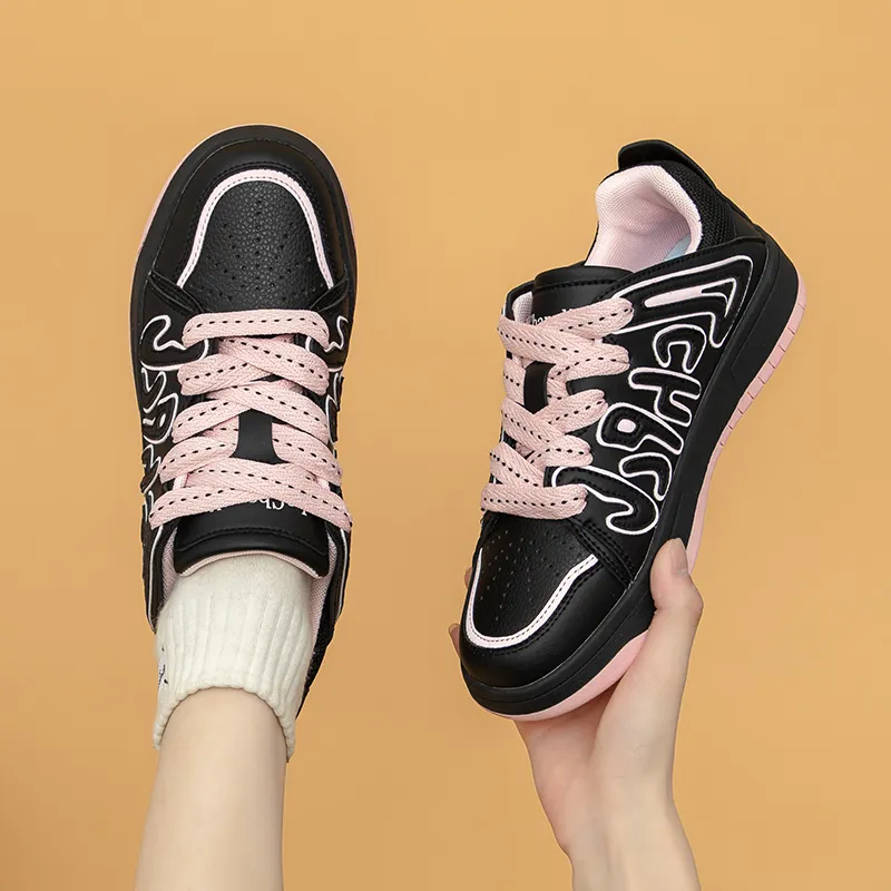 La Chapelle Height Increasing Lightweight Breathable Low-Top Skateboard Shoes Women's-7