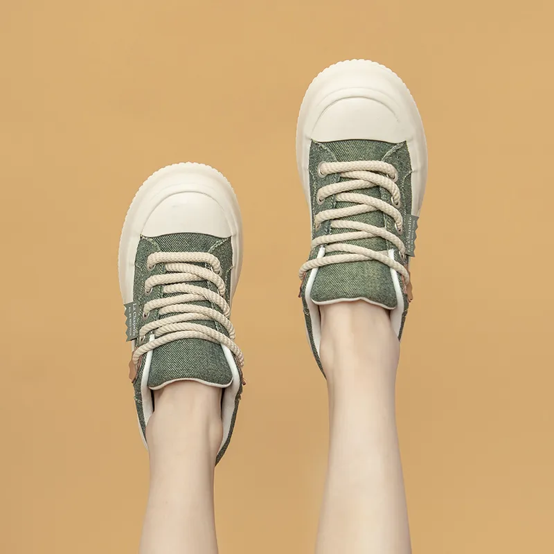 La Chapelle Height Increasing Lightweight Low-Top Skateboard Shoes Women's-16