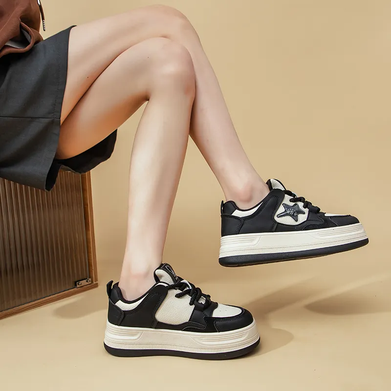 La Chapelle Height Increasing Lightweight Low Top Skateboard Shoes Women's-28
