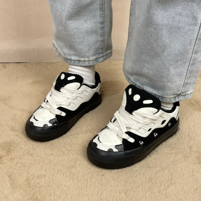 La Chapelle Abrasion Resistant Height Increasing Low Top Skateboard Shoes Women's-13