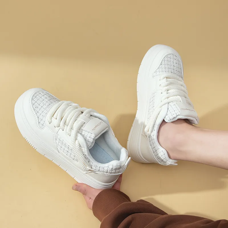 La Chapelle Height Increasing Lightweight Low-Top Skateboard Shoes Women's-19