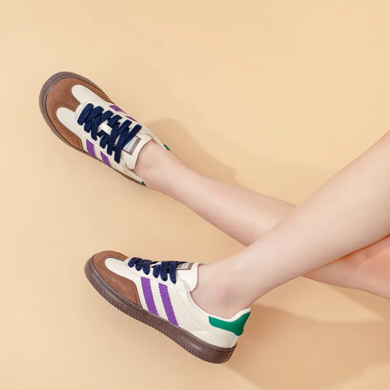 La Chapelle Anti Slip Wear Resistant Low Top Skateboard Shoes Women's-6