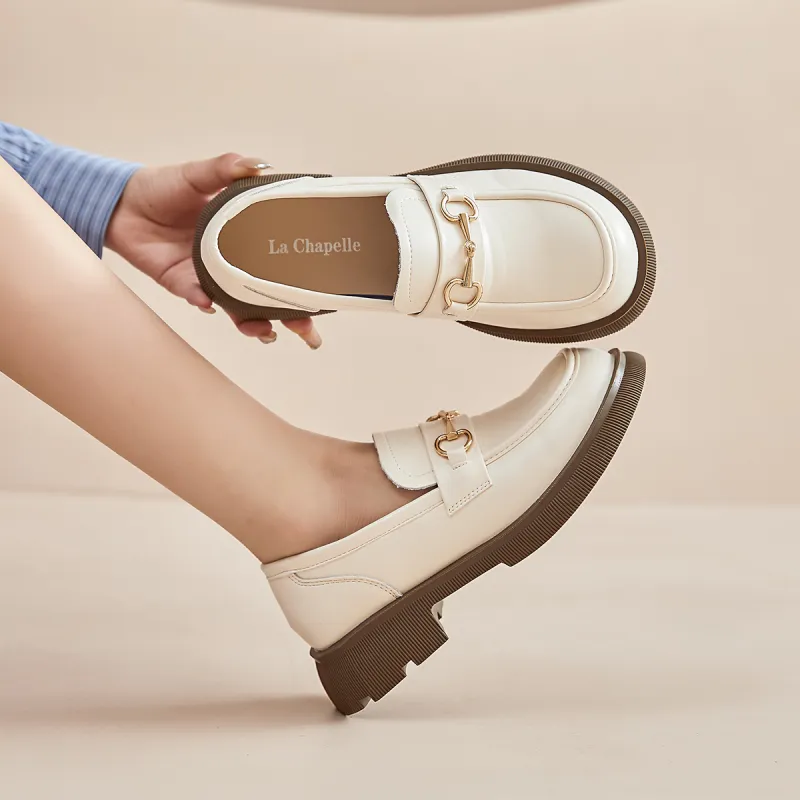 La Chapelle Loafers Medium Heel Women's-18