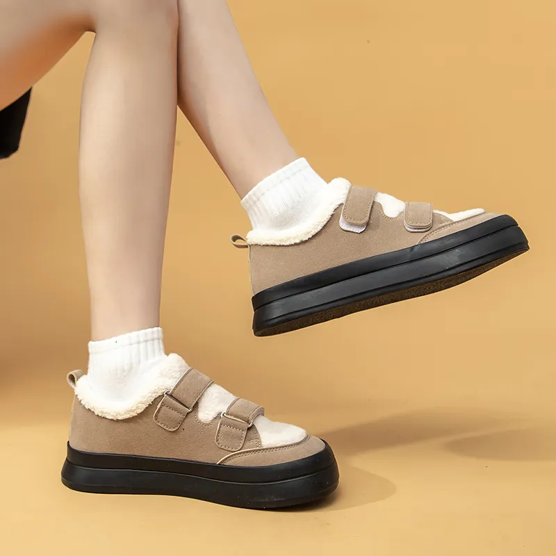 La Chapelle Trendy Versatile Small Insulated Shoe Warm Anti-Slip And Wear-Resistant Low-Top Skateboard Shoes Women's-11