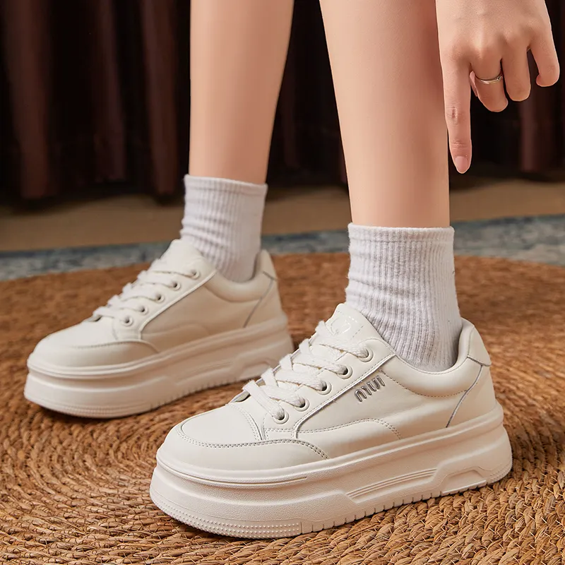 La Chapelle Height Increasing Lightweight Low-Top Skateboard Shoes Women's-5