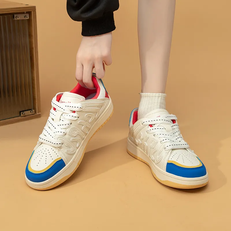 La Chapelle Height Increasing Lightweight Breathable Low-Top Skateboard Shoes Women's-36