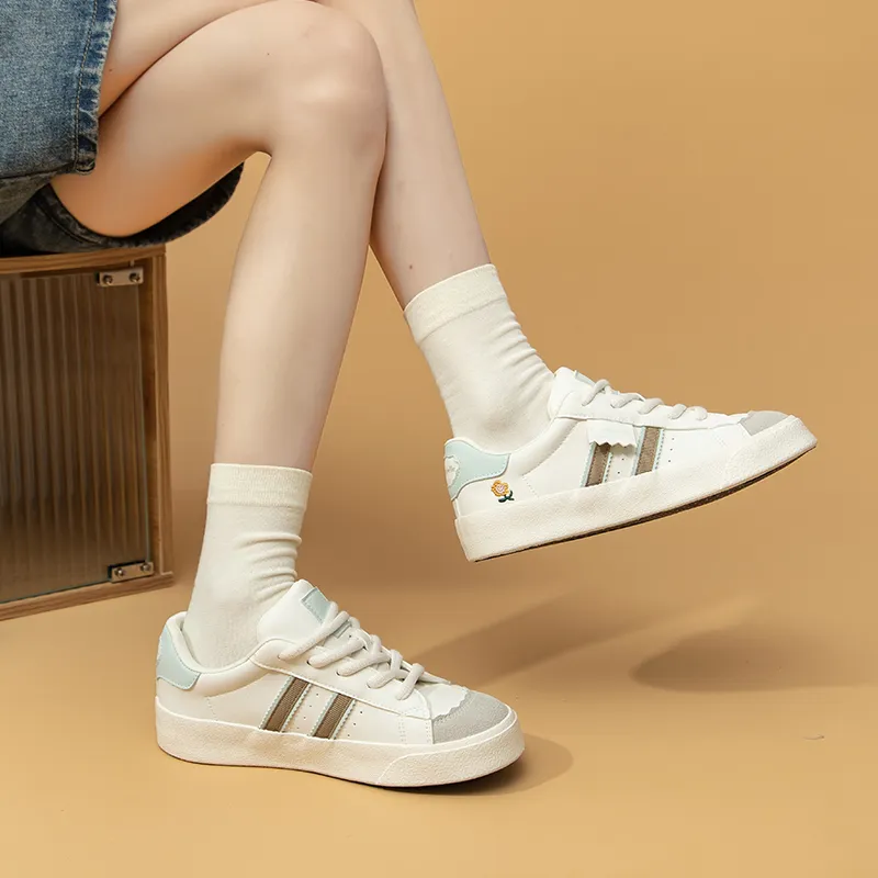 La Chapelle Wear-resistant And Lightweight Low-Top Skateboard Shoes Women's-9