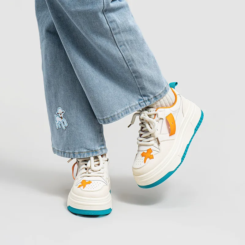 La Chapelle Height Increasing Lightweight Low-Top Skateboard Shoes Women's-16