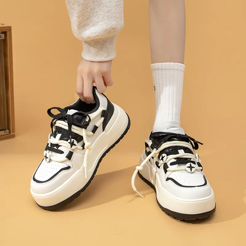 La Chapelle Height Increasing Lightweight Low-Top Skateboard Shoes Women's-16