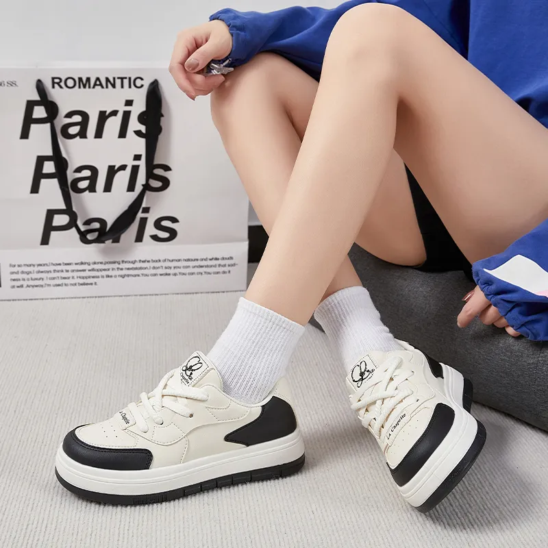 La Chapelle Wear-resistant And Lightweight Low-Top Skateboard Shoes Women's-7