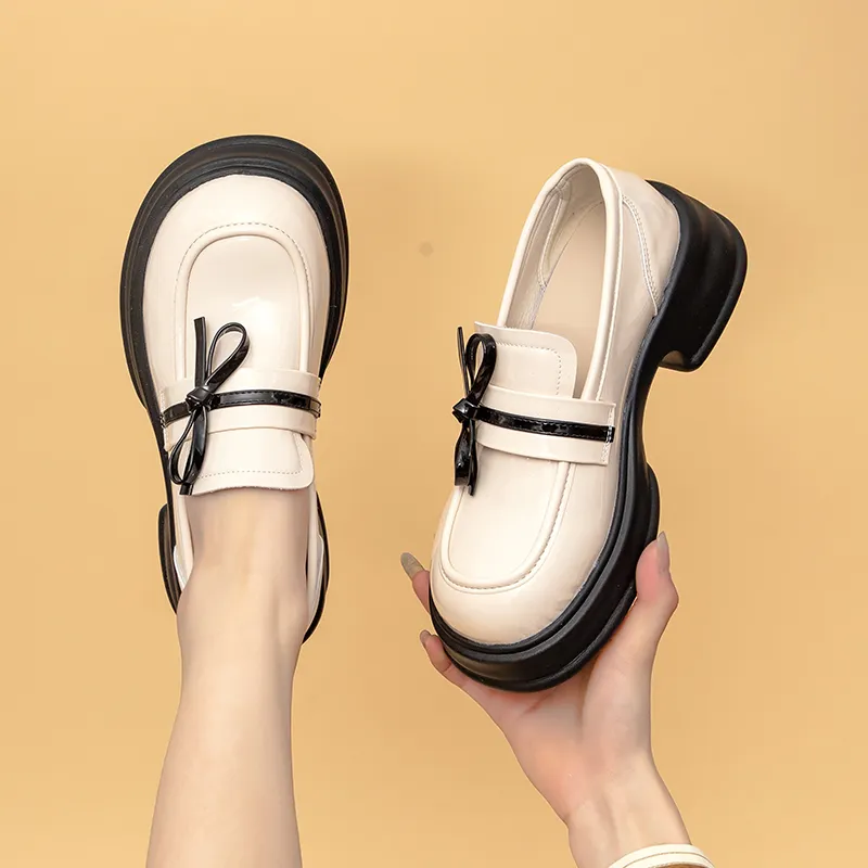 La Chapelle Loafers Women's Black/Beige-15