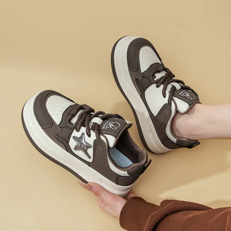 La Chapelle Height Increasing Lightweight Low Top Skateboard Shoes Women's-19