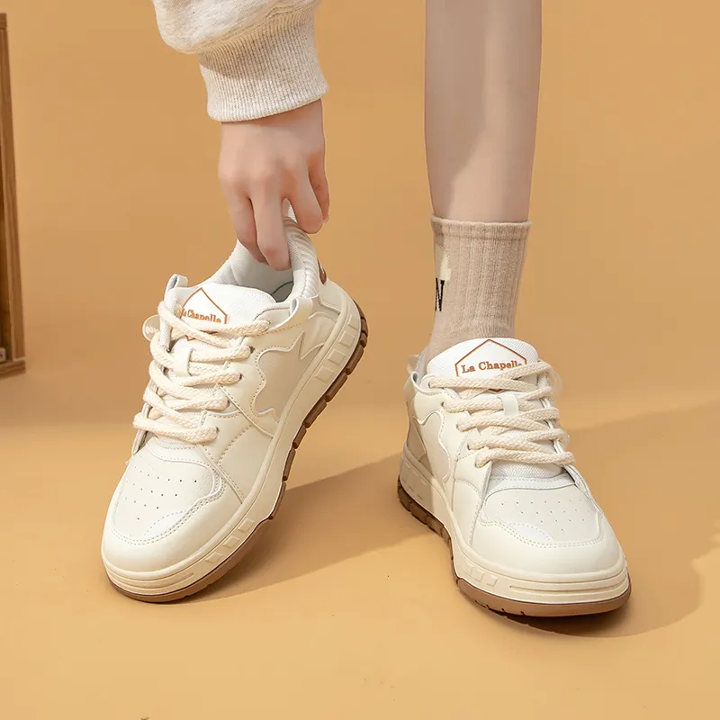La Chapelle Wear resistant And Lightweight Low Top Skateboard Shoes Women's-8