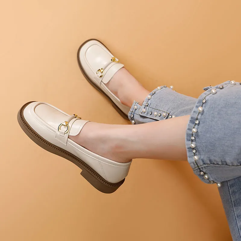 La Chapelle Loafers Women's Beige-8